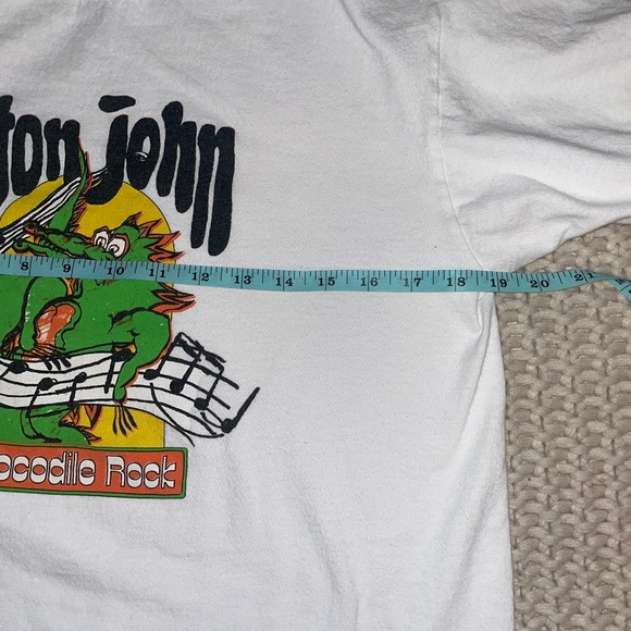 The Crocodile Rock Kids Graphic T-Shirt – White Short Sleeve Crewneck (Kids XL) - Picture 5 of 8